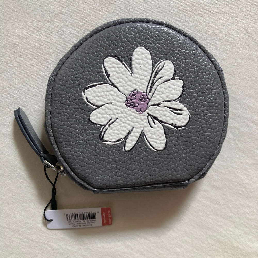 Vera Bradley Faux Leather Flower Coin Purse - Picture 6 of 10